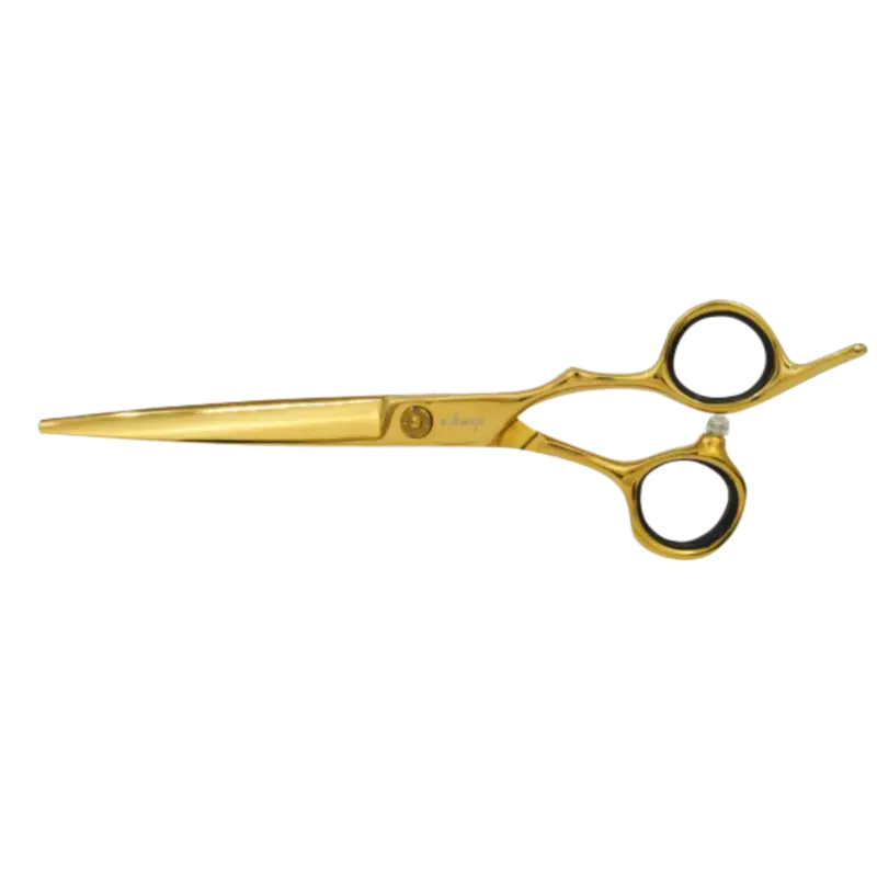 Garantierte Lieferung E-Kwip Baseline Offset Haarschere Gold 6,5"