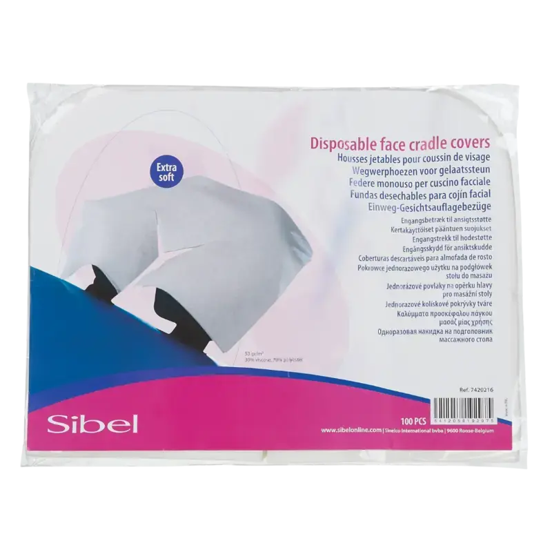 Sibel Disposable Soft Face Rest Cover 100pcs Highlight