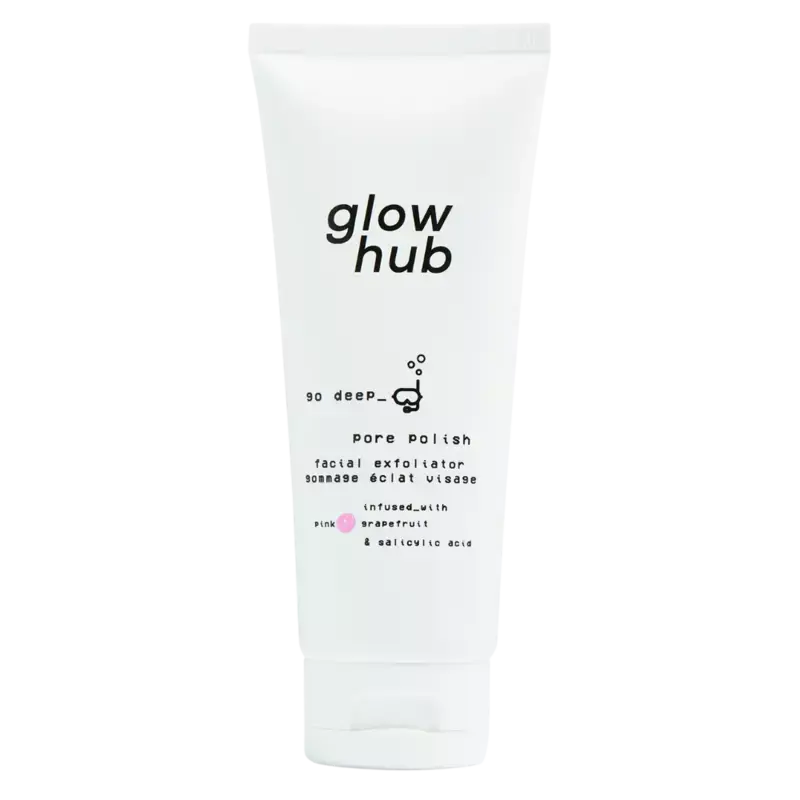 Finale Aktion Glow Hub Pore Polish Facial Exfoliator 120ml