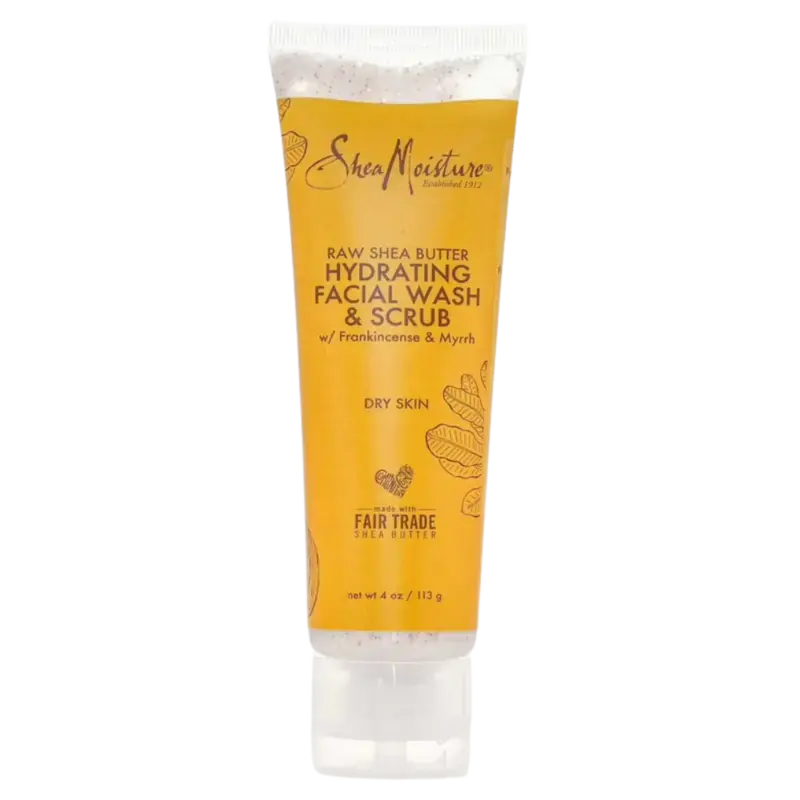 Shea Moisture Raw Shea Facial Wash & Scrub 118ml Bestpreis
