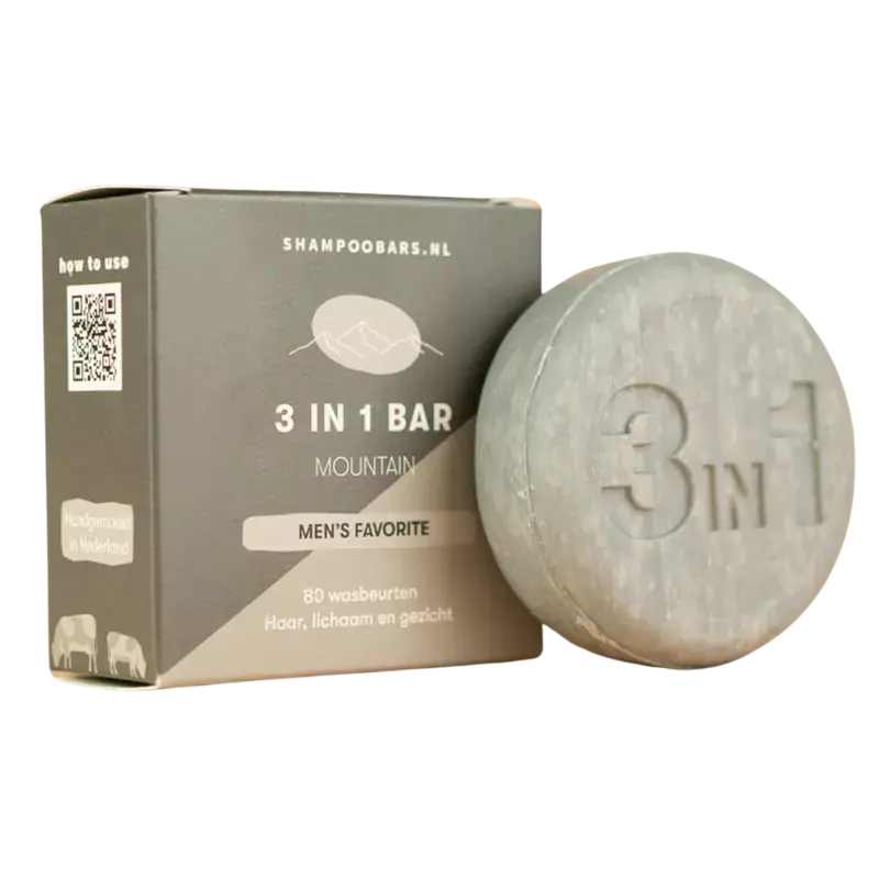 Shampoobars 3 In 1 Bar 60g Mountain Sichere Zahlung