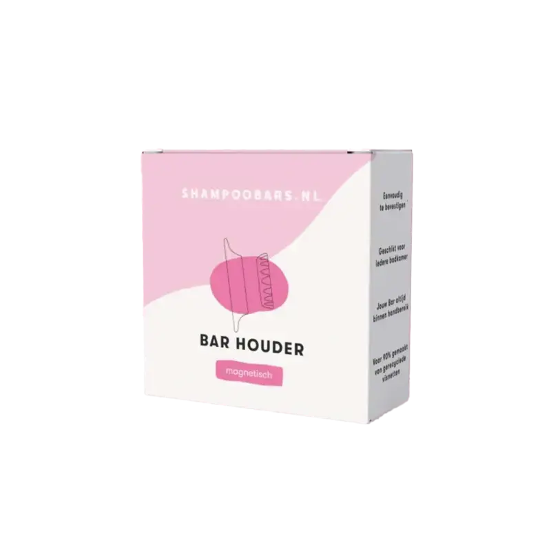 Zertifiziert Shampoobars Magnetische Bar Houder Roze