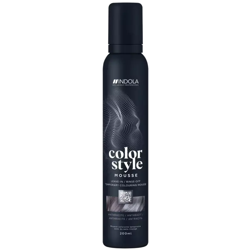 Indola Color Style Mousse 200ml Anthracite Ausverkauf