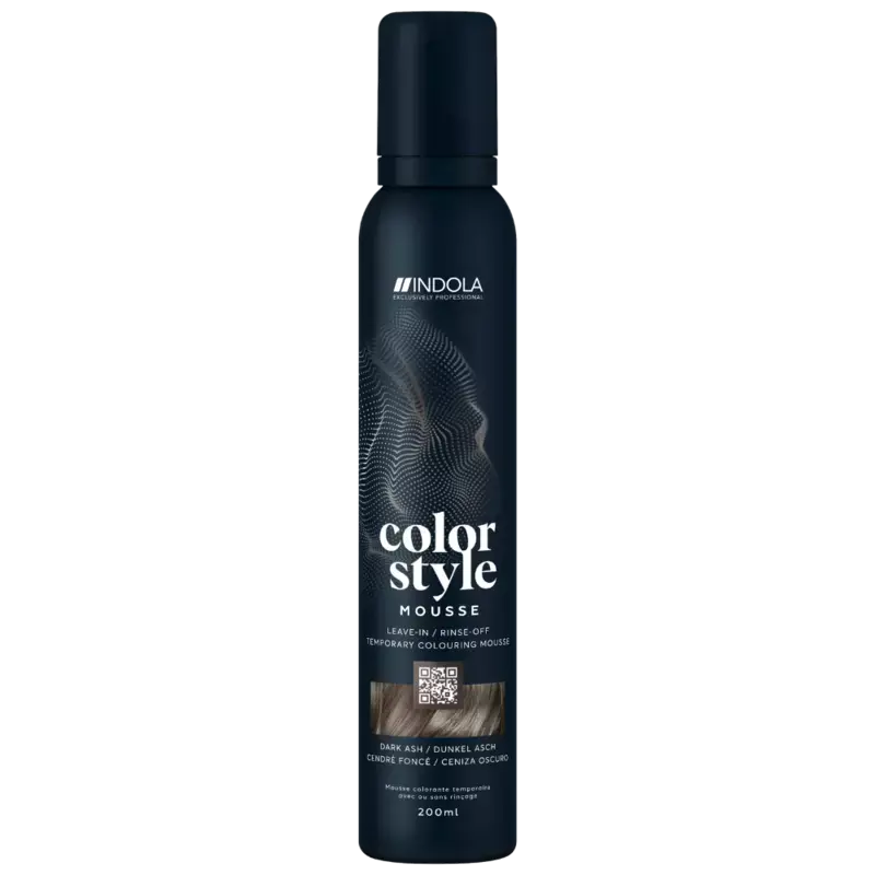 Expressversand Indola Color Style Mousse 200ml Dark Ash