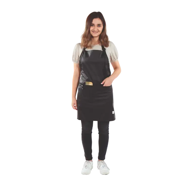 Sibel All Purpose Apron Smock Carine Black Aktuell