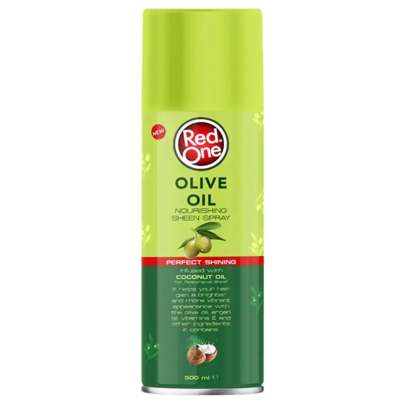 Red One Olive Oil Nourishing Sheen Spray 500ml Coconut Oil Neu