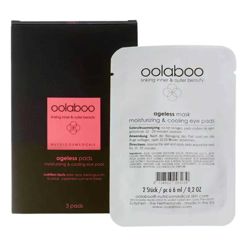 Günstig Oolaboo Ageless Moisturizing & Cooling Eye pads 3x2pads