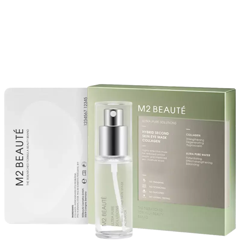 M2 Beauté Ultra Pure Solutions Hybrid Second Skin Collagen Eye Mask 7x2 Top-Seller