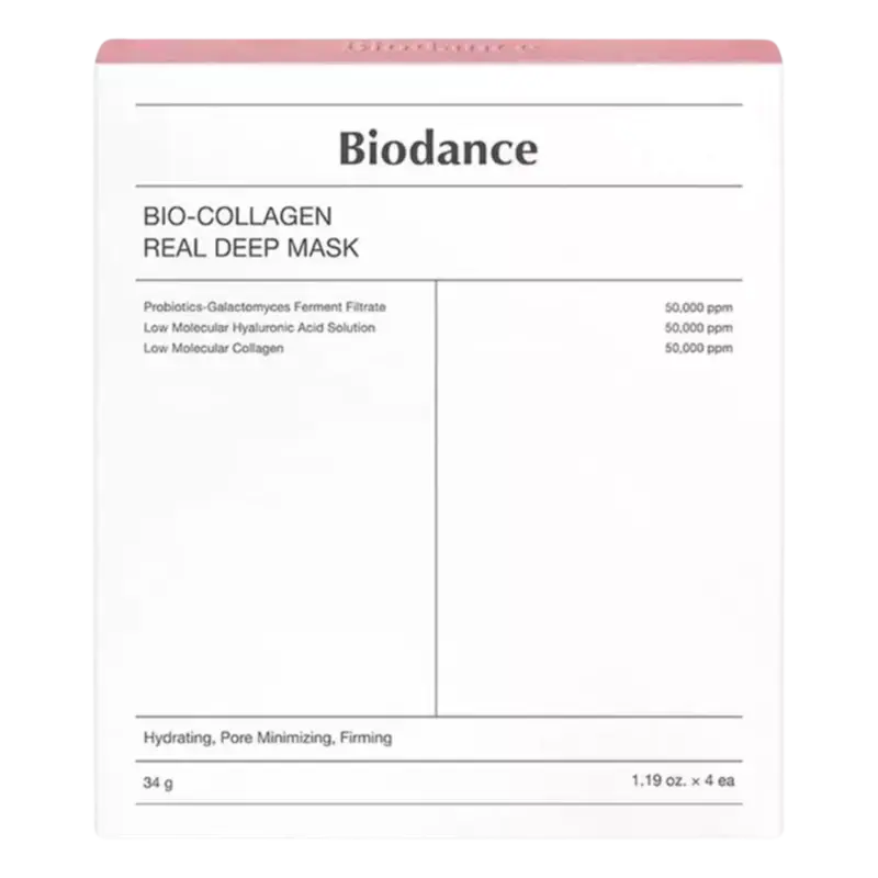 Biodance Bio-Collagen Real Deep Mask 4 stück Sonderangebot