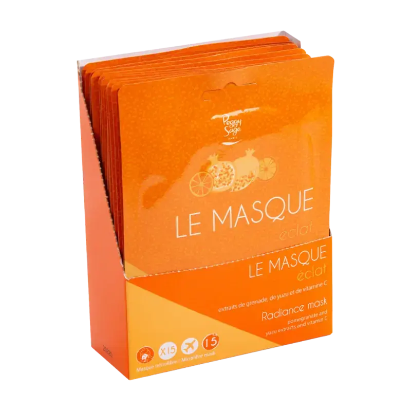Markenware Peggy Sage Radiance Mask Display 15pcs
