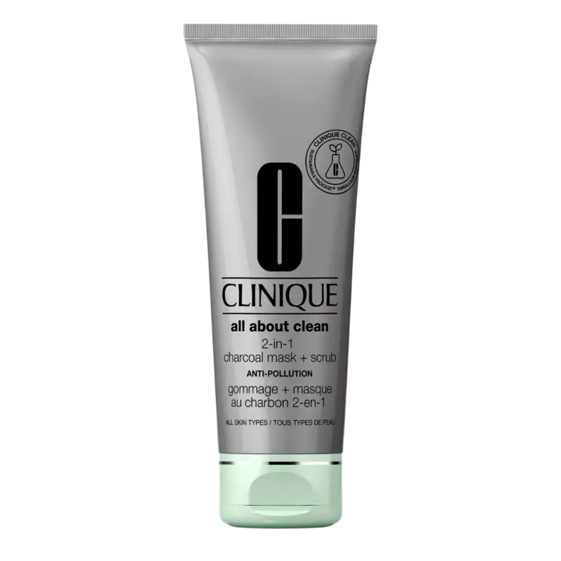 Clinique All About Clean Charcoal Mask + Scrub Anti-Pollution 100ml Aktuell