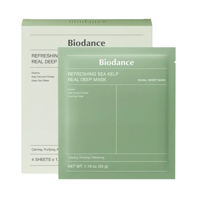 Sonderaktion Biodance Refreshing Sea Kelp Real Deep Mask 4 pieces