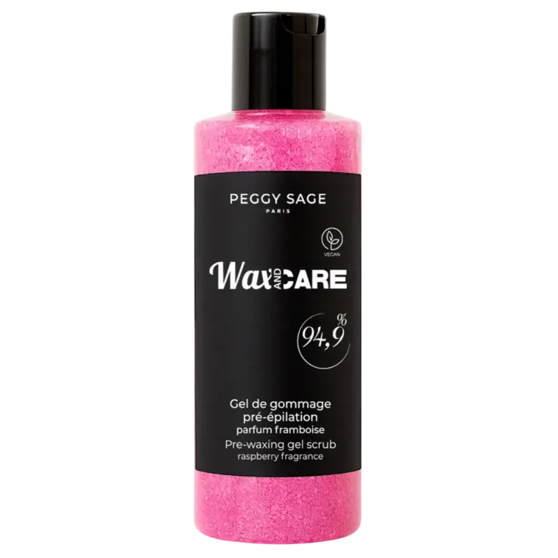 Schnäppchen Peggy Sage Pre-Waxing Gel Scrub 250ml Raspberry