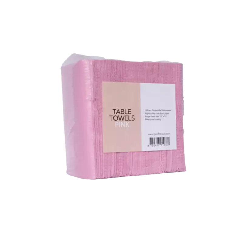 Markenprodukt NailPerfect Table Towels 100 pieces Pink