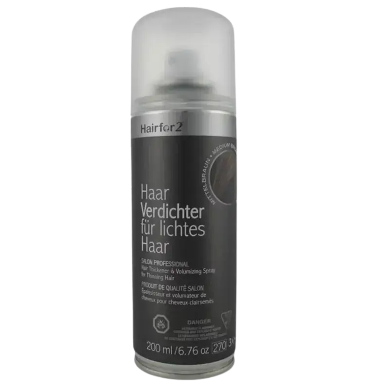 Hairfor2 Hair Thickener 200ml Dark-Brown Expressversand