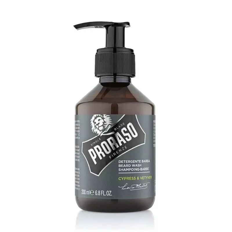 Proraso Beard Wash 200ml Cypress & Vetyver Direkt Vom Hersteller