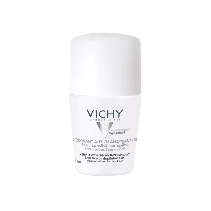 Vichy Antiperspirant Deodorant 48h Roll On Sensitive Skin 50ml Neu