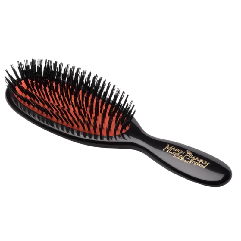 Billig Mason Pearson B4 Pocket Bristle Schwarz