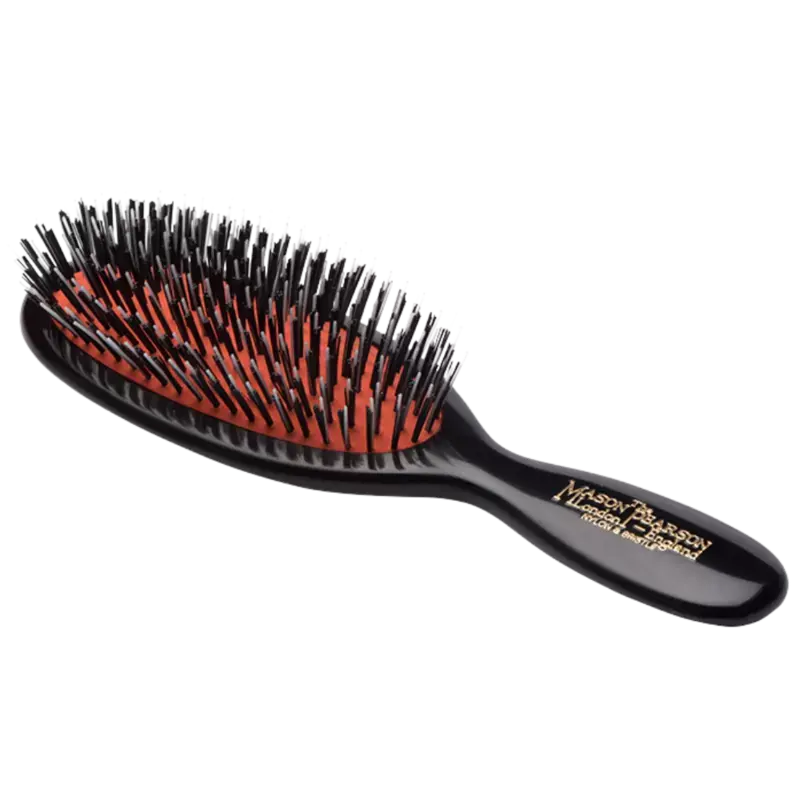 Mason Pearson BN4 Pocket Bristle & Nylon Schwarz Knallerangebot