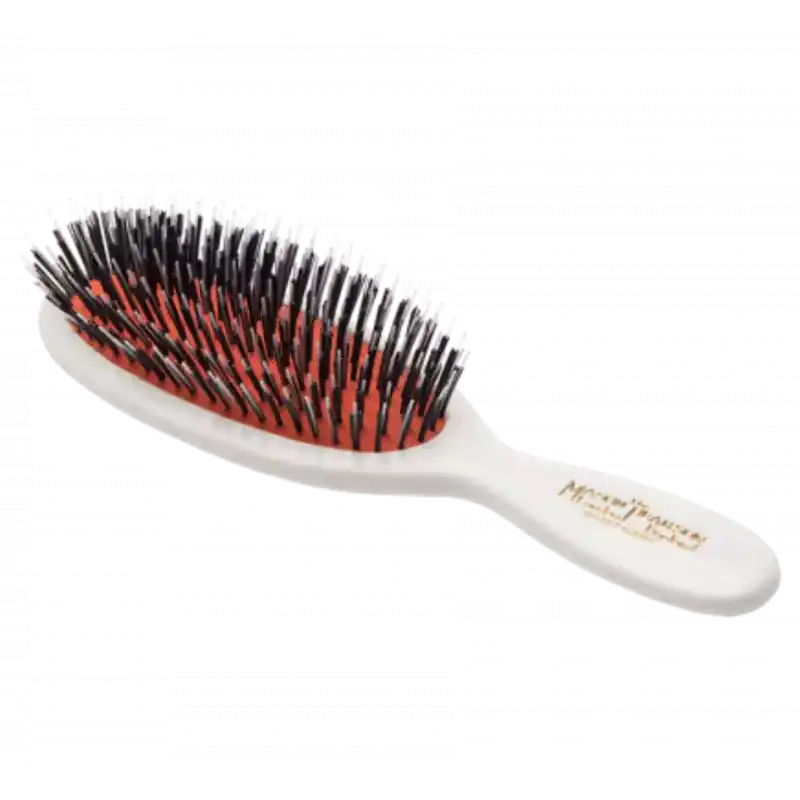 Mason Pearson BN4 Pocket Bristle & Nylon Weiss Garantierte Lieferung