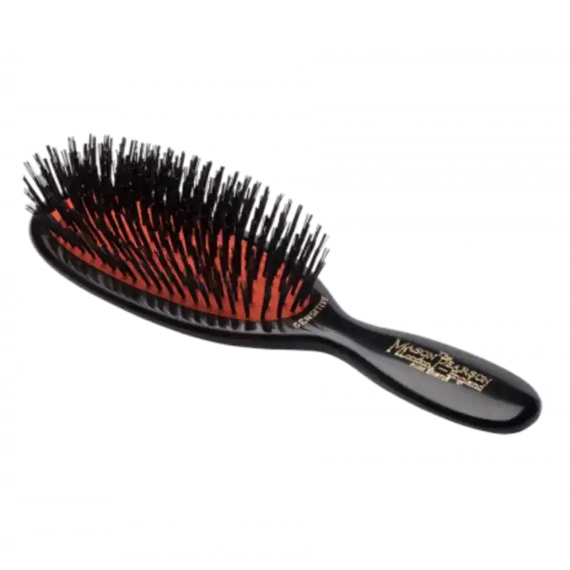 Mason Pearson SB4 Pocket Sensitive Bristle Hairbrush Black Sichere Zahlung