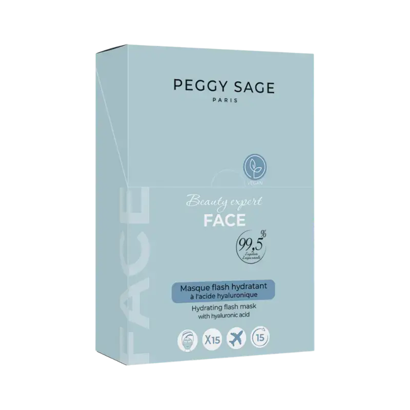 Peggy Sage Beauty Expert Face Hydrating Flash Mask 15pcs - display Nur Heute