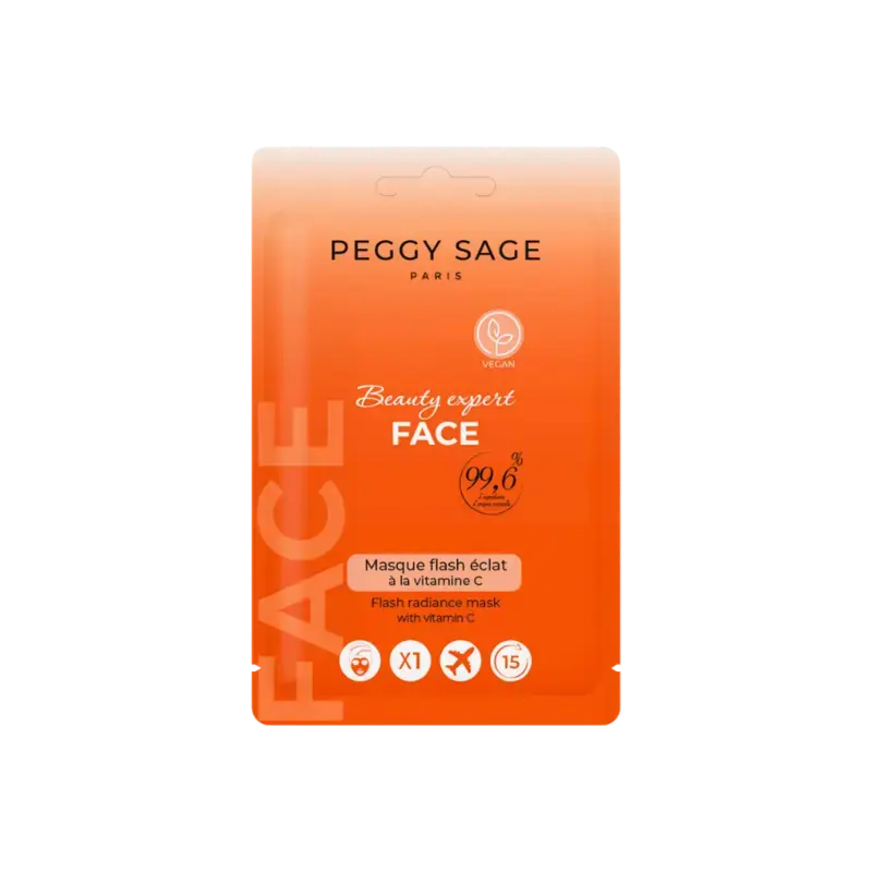 Finale Aktion Peggy Sage Beauty Face Flash Radiance Mask 1pc