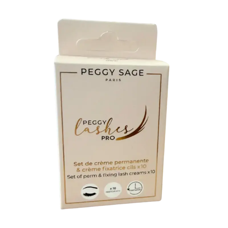Echt Peggy Sage Set Of Perm & Fixing Lash Creams 10pcs Peggy Lashes Pro
