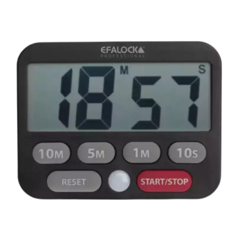 Efalock Digitaler Kurzzeitmesser Black Preisreduziert