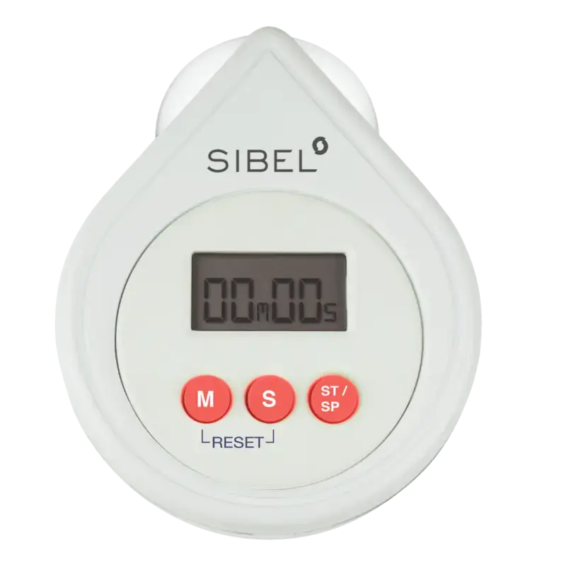 Aktuell Sibel Digital Timer Water Drop White