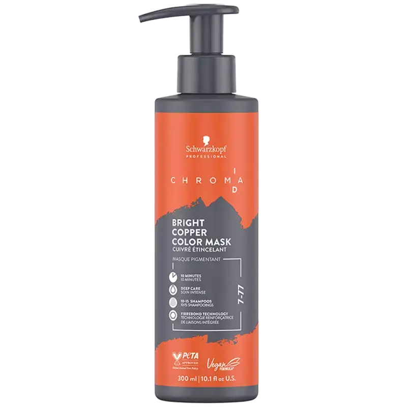 Schwarzkopf Professional Chroma ID Bonding Color Mask 300ml 7-77 - Bright Copper Online Kaufen