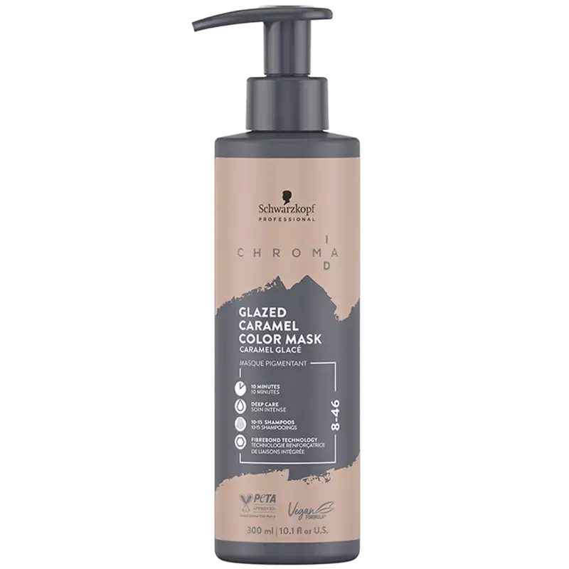 Schwarzkopf Professional Chroma ID Bonding Color Mask 300ml 8-46 - Glazed Caramel Zertifiziert