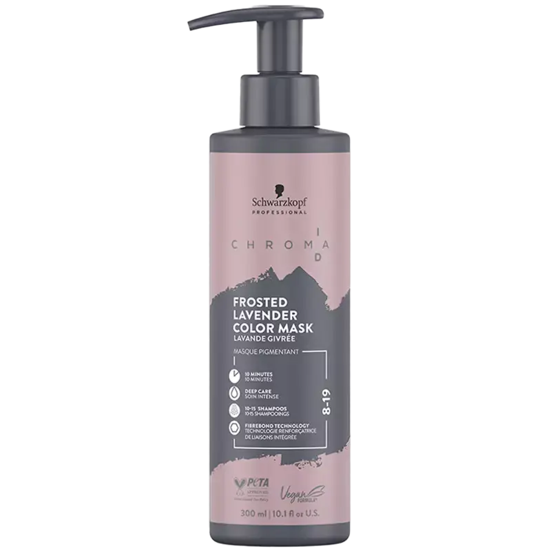 Schwarzkopf Professional Chroma ID Bonding Color Mask 300ml 8-19 - Frosted Lavender Zertifiziert