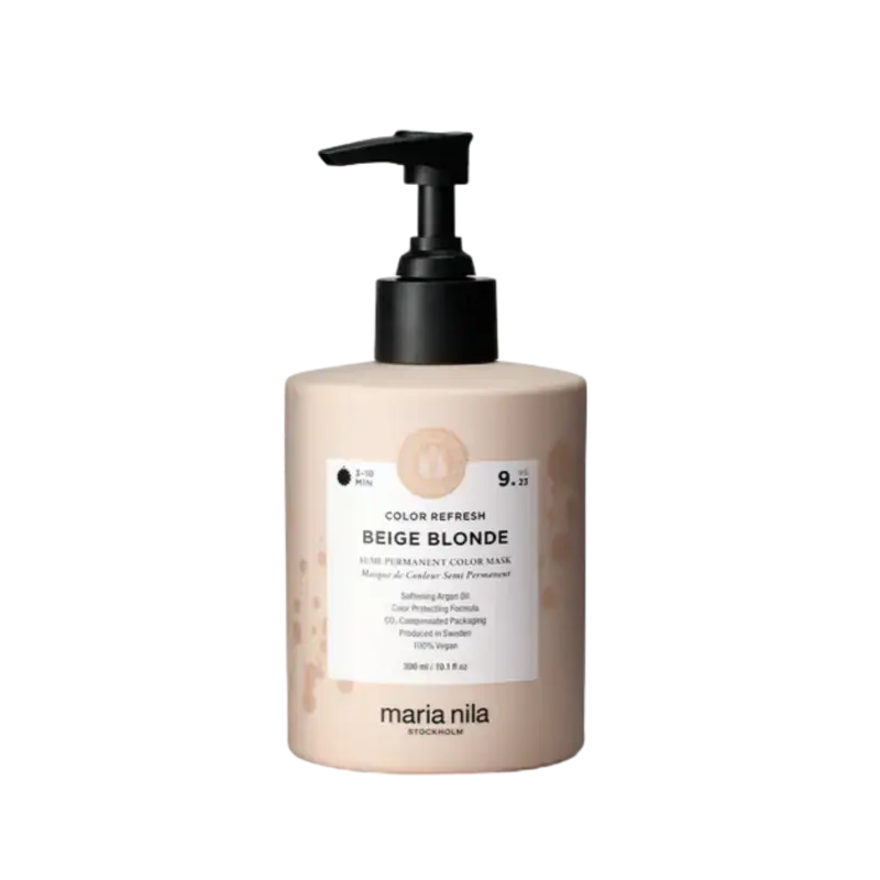 Maria Nila Colour Refresh Hair Mask 300ml 9.23 Beige Blonde Begrenztes Angebot