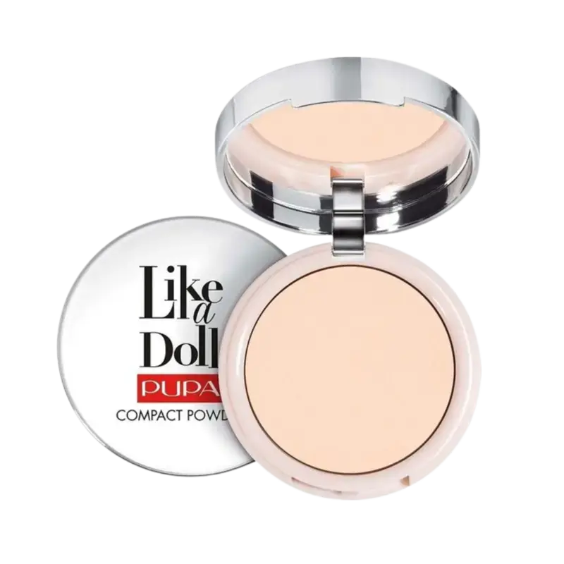 Geprüft PUPA Milano Face Make-Up Like A Doll Nude Skin Compact Powder 001 Porcelain
