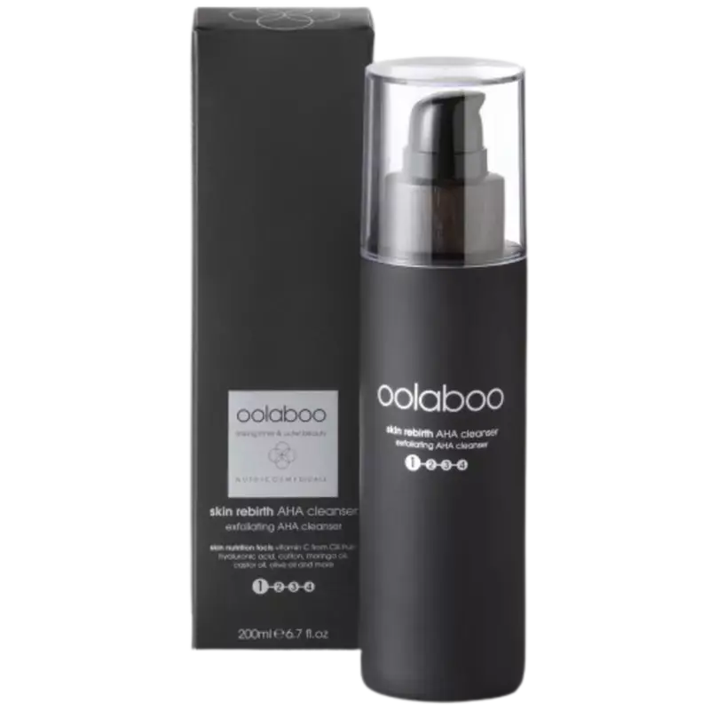 Oolaboo Skin Rebirth Exfoliating AHA Cleanser Phase 1 200ml Garantierte Lieferung