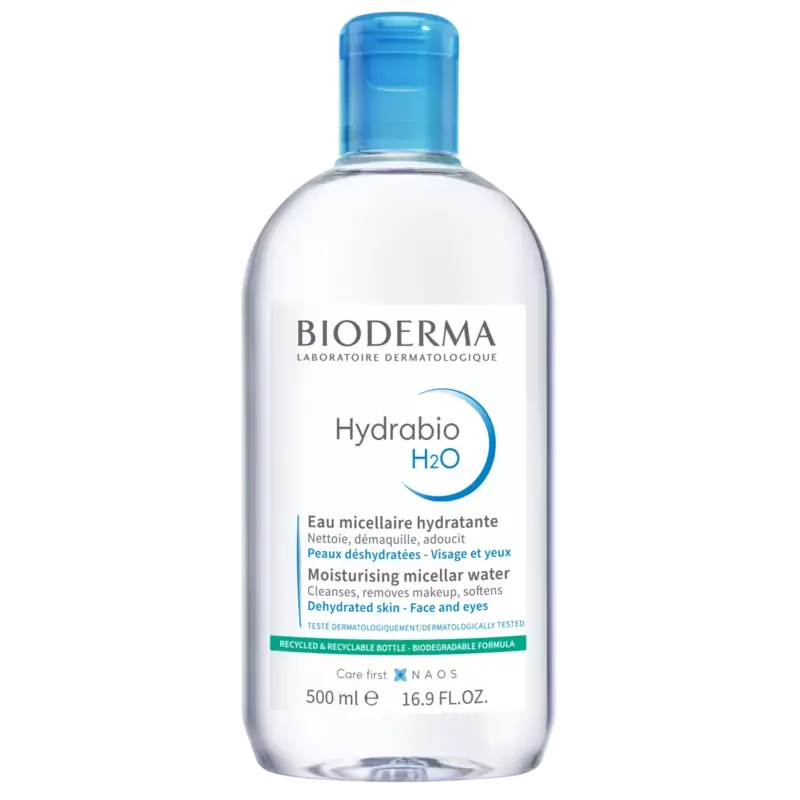 Bioderma Hydrabio H2O Moisturising Make-Up Removing Micelle Solution 500ml Schnäppchen