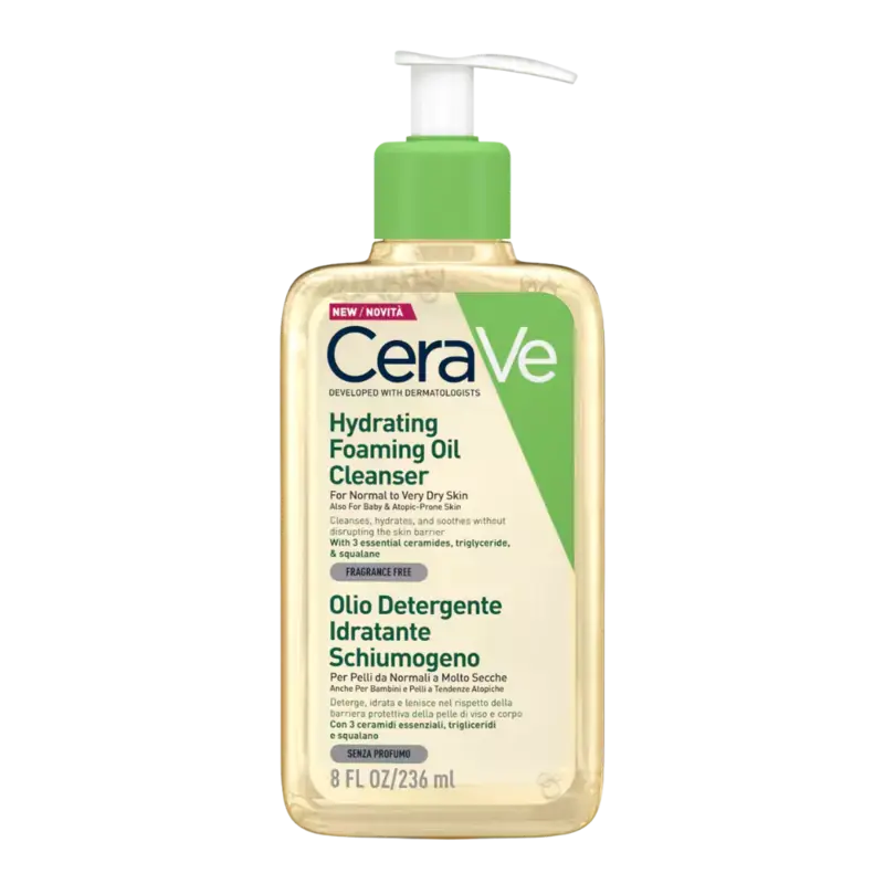 Must-Have CeraVe Hydrating Foaming Oil Cleanser 236ml