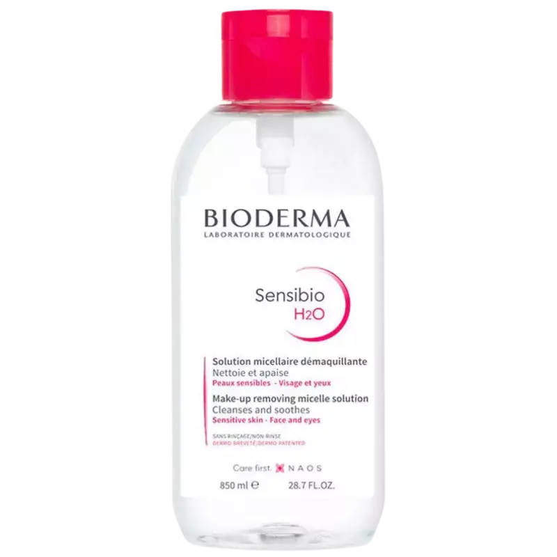 Zertifiziert Bioderma Sensibio H2O Pompe Inversee 850ml