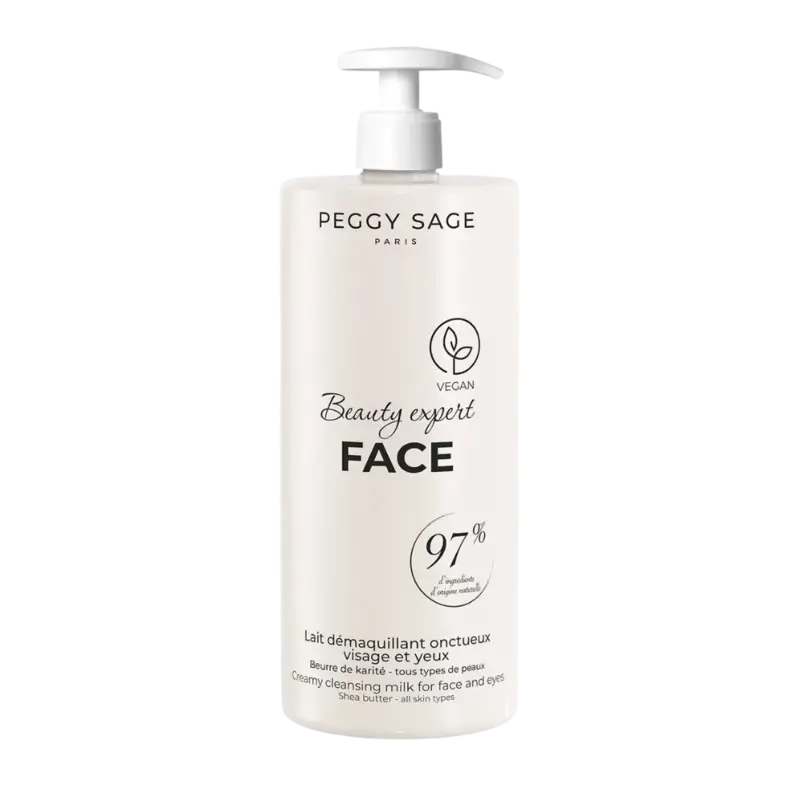 Peggy Sage Beauty Expert Face Creamy Cleansing Milk For Face And Eyes - Shea Butter All Skin Types 1000ml Jetzt Kaufen