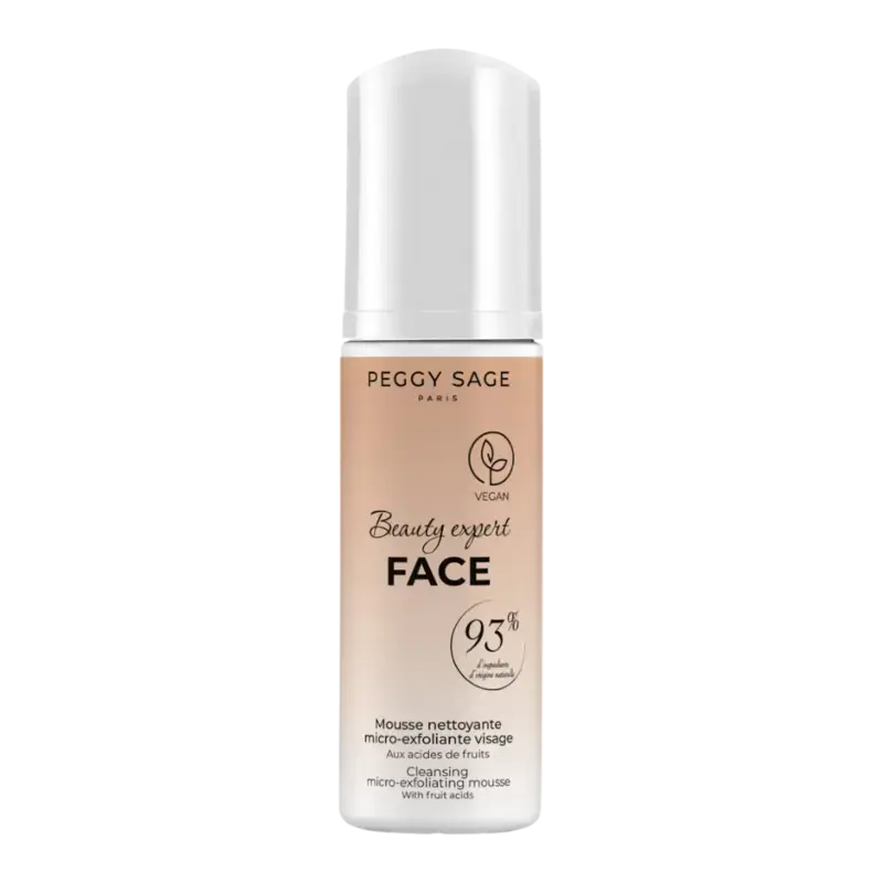 Peggy Sage Beauty Expert Face Cleansing Micro-Exfoliating Mousse – With Fruit Acids 150ml Markenware