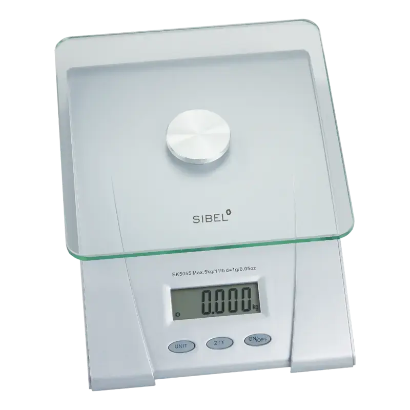 Sibel Digital Scales With Glass Top Max 5kg Top-Seller