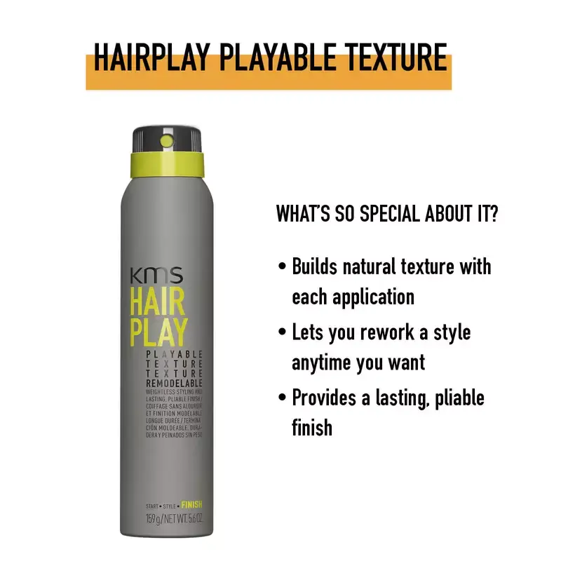 KMS HairPlay Playable Texture 200ml Beliebt