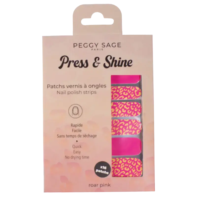 Peggy Sage Press & Shine Nail Polish Strips Roar Pink Sofort Bestellen