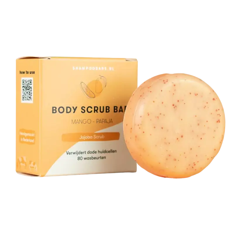 Heißes Angebot Shampoobars Body Scrub Bar 60g Mango - Papaja