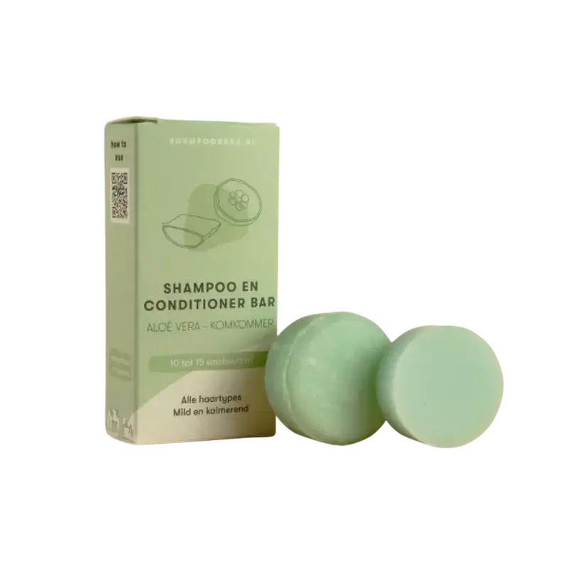 Shampoobars Mini Shampoo & Conditioner Bar Aloë Vera - Komkommer Neu