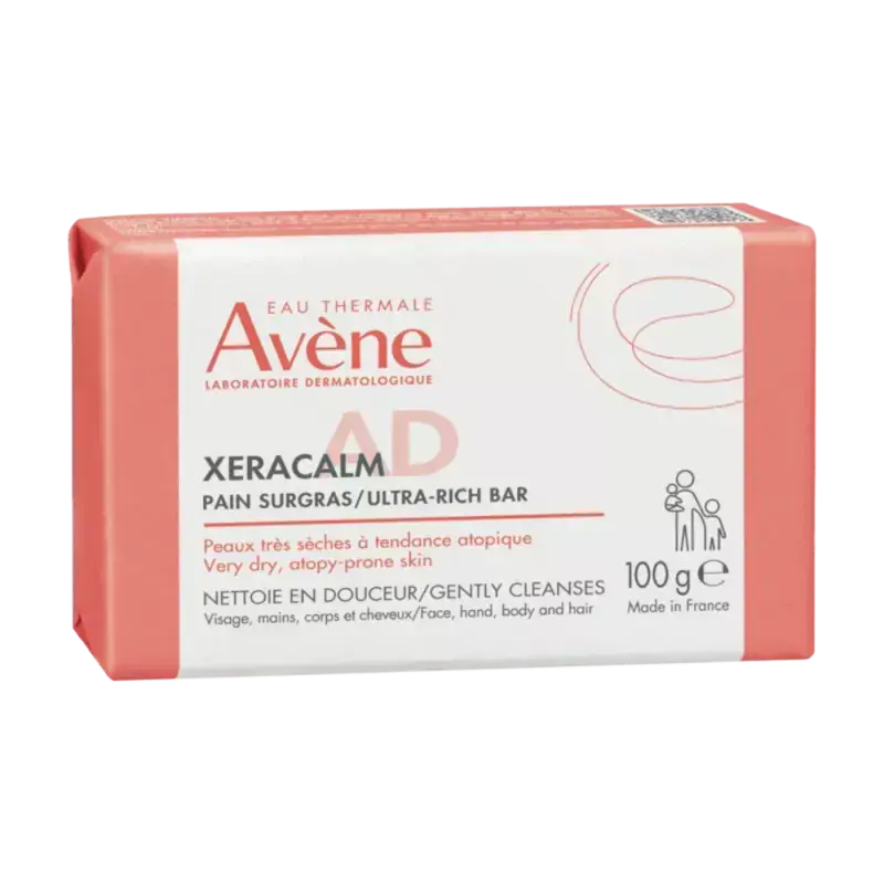 Eau Thermale Avène XeraCalm A.D Ultra-Rich Cleansing Bar 100gr Highlight