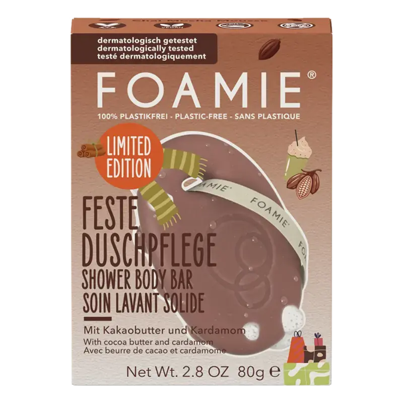 Neu Foamie Chai Mocha Mousse Body Bar 80gr