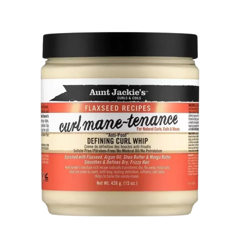Aunt Jackie‘s Flaxseed Curl Mane-tenance Defining Curl Whip 426gr Garantierte Lieferung