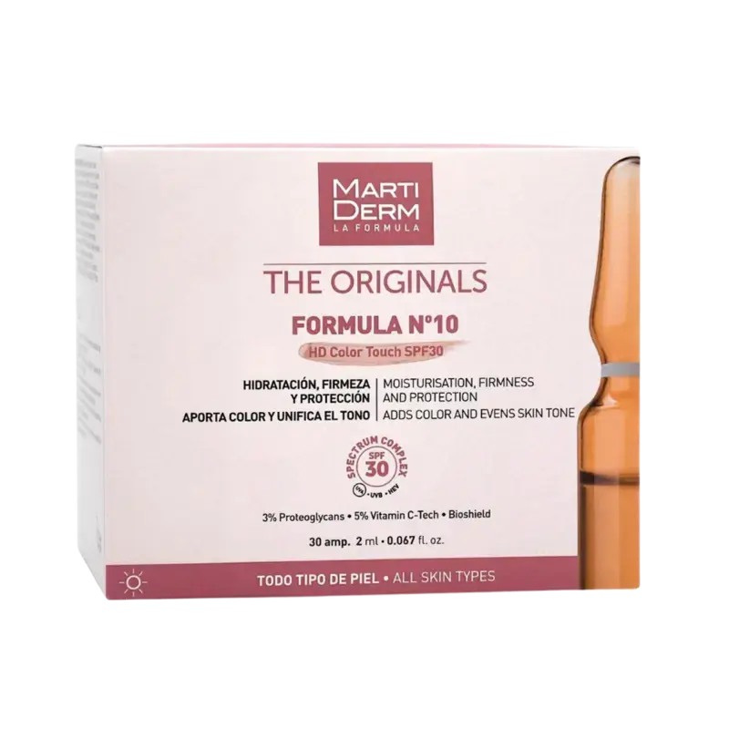 Martiderm The Originals FORMULA Nº10 HD Color Touch SPF30 Ampullen 30x2ml Highlight